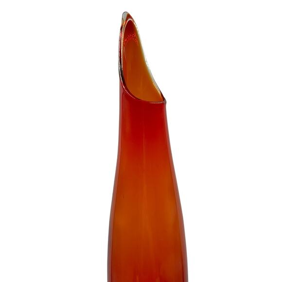 MCM Red Swung Vase  19" - Picture 2 of 5